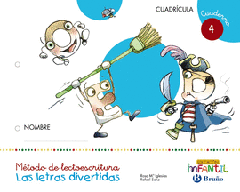 LAS LETRAS DIVERTIDAS CUADR�CULA CUADERNO 4