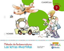 LAS LETRAS DIVERTIDAS CUADR�CULA CUADERNO 7