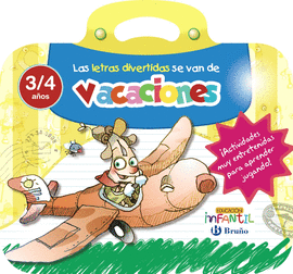 CUADERNO VACACIONES VERANO LAS LETRAS DIVERTIDAS SE VAN DE VACACIONES 3 AOS