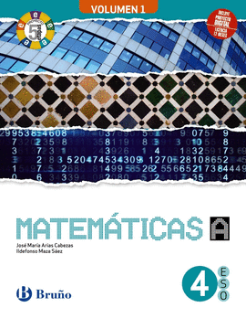 MATEMTICAS 4 A ESO 3 VOLMENES PROYECTO 5 ETAPAS