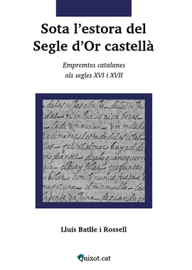 SOTA L'ESTORA DEL SEGLE D'OR CASTELL