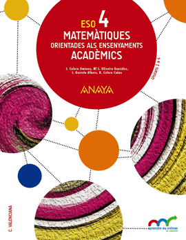 MATEMATIQUES 4T ESO ACADEMICS 2016