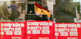 EMIGRACI�N DE LA GUERRA CIVIL 1936-1939 TRES VOL�MENES