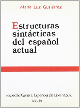 ESTRUCTURAS SINTACTICAS