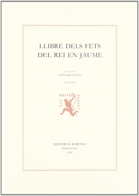 LLIBRE DELS FETS DEL REI EN JAUME