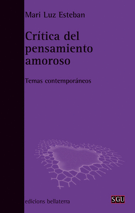 CR�TICA DEL PENSAMIENTO AMOROSO
