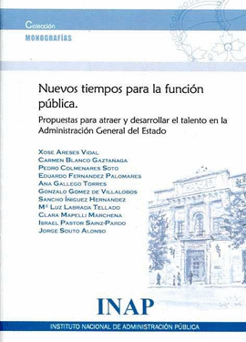 NUEVOS TIEMPOS PARA LA FUNCI�N P�BLICA