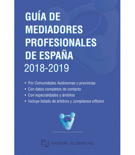 GUIA DE MEDIADORES PROFESIONALES DE ESPAA 2018-2019