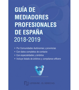 GUIA DE MEDIADORES PROFESIONALES DE ESPA�A 2018-2019