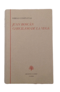 OBRA COMPLETA GARCILASO DE LA VEGA BIBLIOTECA CASTRO