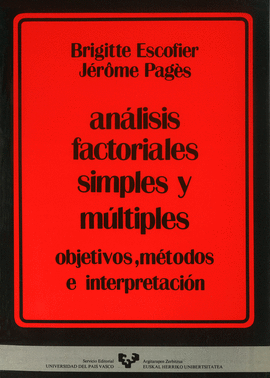 AN�LISIS FACTORIALES SIMPLES Y M�LTIPLES