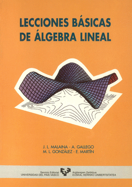 LECCIONES B�SICAS DE �LGEBRA LINEAL