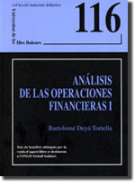 ANALISIS DE LAS OPERACIONES FINANCIERAS I
