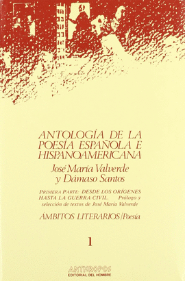 ANTOLOGIA POESIA ESPA�OLA