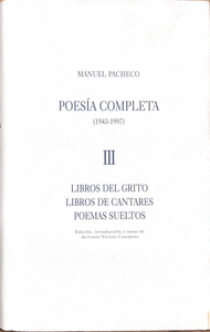 POESA COMPLETA MANUEL PACHECO TOMO III