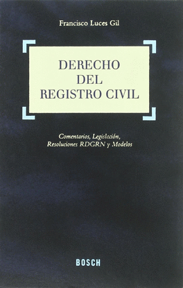DERECHO DEL REGISTRO CIVIL
