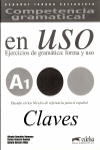 COMPETENCIA GRAMATICAL USO A1 CLAVE