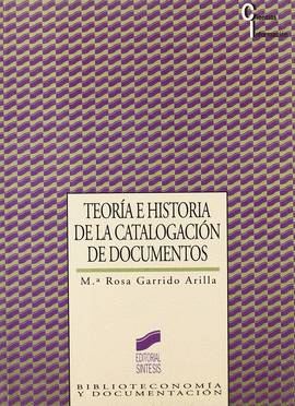 TEORIA E HISTORIA CATALOGACION DOCUMENTO