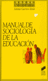 MANUAL DE SOCIOLOGIA DE LA EDUCACION