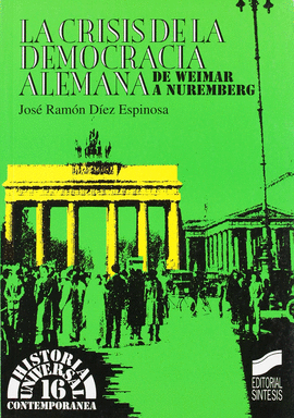 CRISIS DEMOCRACIA ALEMANA