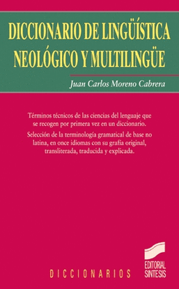 DICCIONARIO LINGSTICA NEOLGICO Y MULTILINGUE.