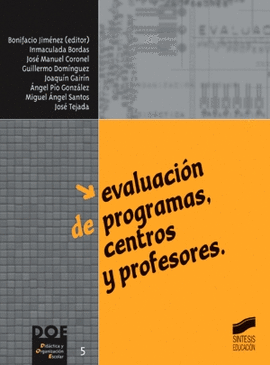 EVALUACION PROGRAMAS CENTROS PROFESORES