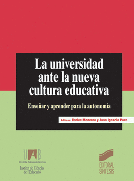 UNIVERSIDAD ANTE NUEVA CULTURA EDUCATIVA