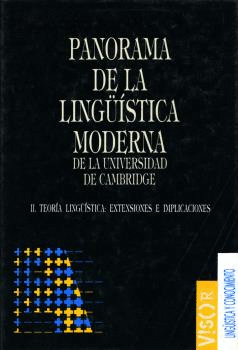 PANORAMA DE LA LING��STICA MODERNA DE LA UNIVERSIDAD DE CAMBRIDGE - II