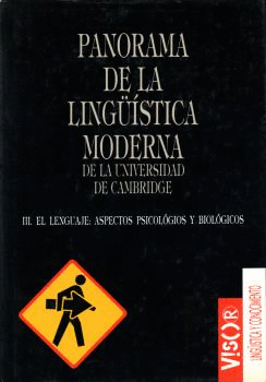 PANORAMA DE LA LING��STICA MODERNA DE LA UNIVERSIDAD DE CAMBRIDGE - III