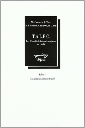 T.A.L.E.C.-MATERIAL SOBRE-1 CATALAN