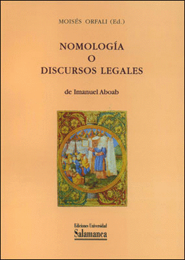 NOMOLOG�A O DISCURSOS LEGALES DE IMANUEL ABOAB