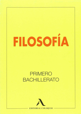 FILOSOFA. PRIMERO BACHILLERATO