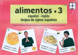 ALIMENTOS 3-BARAJA ESPA�OL INGLES LENGUA DE SIGNOS ESPA�OL