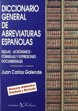 DICCIONARIO GENERAL DE ABREVIATURAS ESPA�OLAS