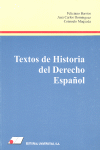TEXTOS DE HISTORIA DEL DERECHO ESPAOL