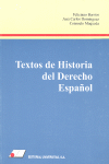 TEXTOS DE HISTORIA DEL DERECHO ESPA�OL