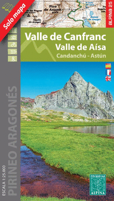 VALLE DE CANFRANC - VALLE DE ASA 1:25.000