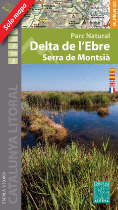 P. N. DELTA DE L�EBRE � SERRA DE MONTSI� 1:50.000