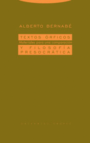 TEXTOS RFICOS Y FILOSOFA PRESOCRTICA