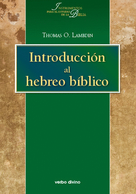 INTRODUCCI�N AL HEBREO B�BLICO