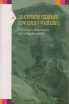 MONTA�AS ESPA�OLAS,LAS CONCEPTO Y VOCABULARIO