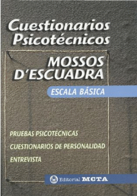 CUESTIONARIOS PSICOTCNICOS MOSSOS DESCUADRA ESCALA BSICA