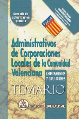 TEMARIO ADMINISTRATIVO CORPORACIONES LOCALES COMUNIDAD VALENCIANA*