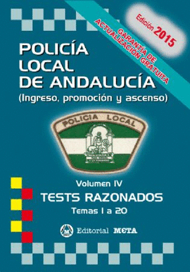 TESTS VOL. 4 POLICA LOCAL DE ANDALUCA 2015