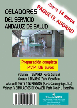 PAQUETE AHORRO CELADORES SAS SERVICIO ANDALUZ DE SALUD OPOSICIONES