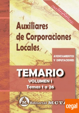 TEST AUXILIARES ADMINISTRATIVOS CORPORACIONES TOMO I