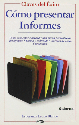 C�MO PRESENTAR INFORMES