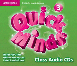 QUICK MINDS LEVEL 3 CLASS AUDIO CDS (4)
