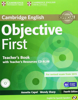 (4 ED) OBJECTIVE FIRST TCH (+TR CD-ROM) (SPAN