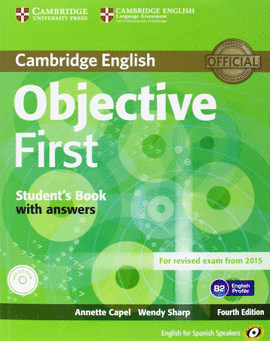 (4 ED) OBJECTIVE FIRST W/KEY (+WB) (+CD) (SPA